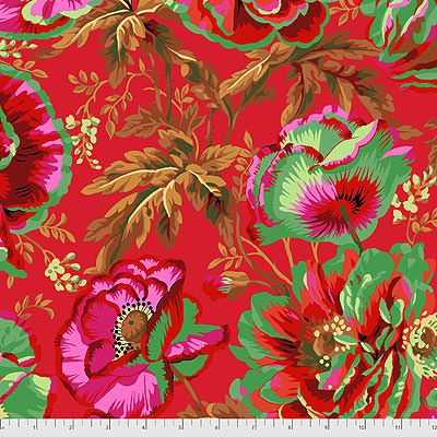 Kaffe Fassett Collective: Dorothy Red (per 1/4 metre)