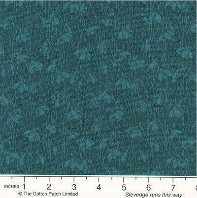 Liberty Snowdrop Spot Fabric: Indigo Delphinium (per 1/4 metre)