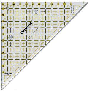 Omnigrid Right Triangle (Up to 6' Sides) (R96) Patchwork Ruler