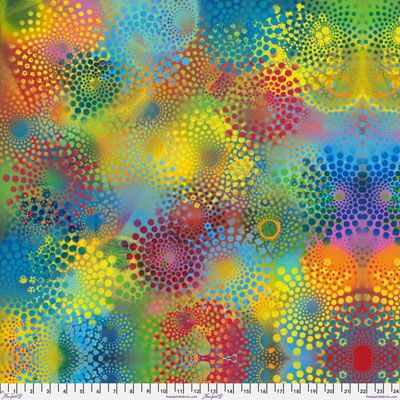 Sue Penn Butterfly Fields fabric: Colourburst Multi