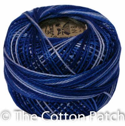 Presencia Perle Cotton #8 Variegated Thread: Colour 9725