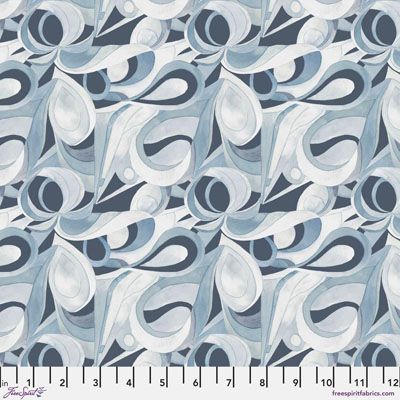 Sea Sisters fabric: Swirl (per 1/4 metre)