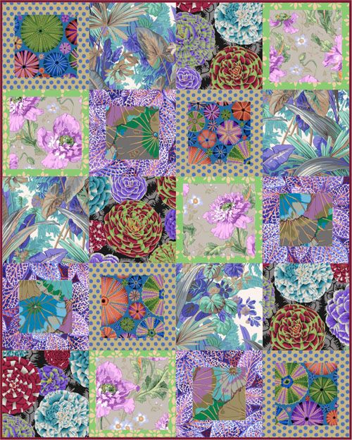 Kaffe Fassett Collective Wisteria Accents Fat Quarter Bundle