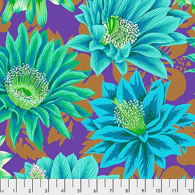 Kaffe Fassett Collective: Cactus Flower Emerald (per 1/4 metre)