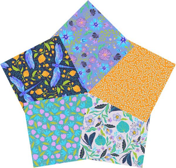 Dragonflies Fabric: Fat Quarter Bundle