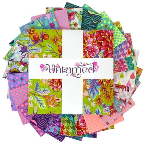 Untamed fabric: 10" Patchwork Palette