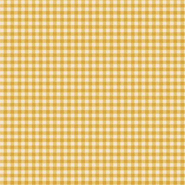 Tilda fabric: Creating Memories Spring Gingham Yellow