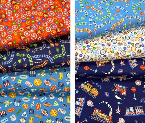 Trains Fat Quarter Bundle