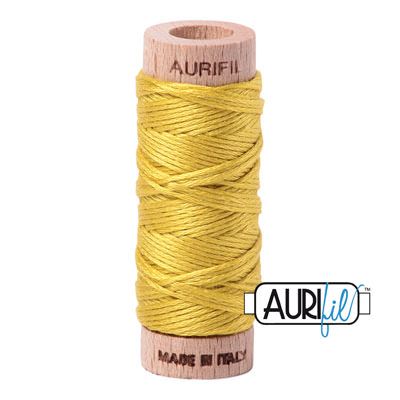 Aurifil Floss Cotton Thread 5015 Gold Yellow