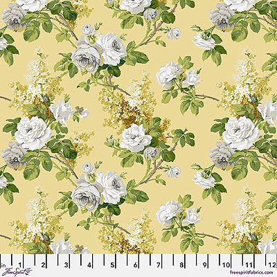 A Celebration of Sanderson fabric: Sorilla Small Yellow (per 1/4 metre)