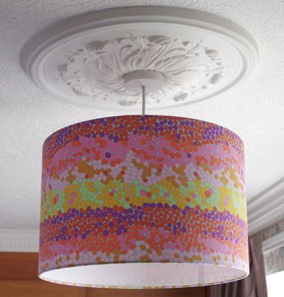 Lampshade Kit 40cm Diameter Round for Hanging Table or Floor Lamp