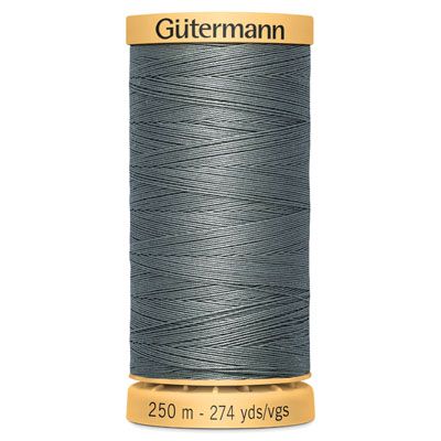 Gutermann Natural Cotton 50 Weight Thread 250m 5705 Rain Grey