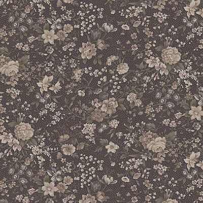 Nature's Harmony Fabric: Scattered Flowers Shadow (per 1/4 metre)