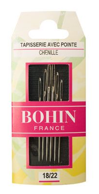 Bohin Chenille Needles Assorted Sizes 18 to 22