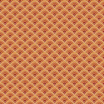 Luxe fabric: Scallop Rust (per 1/4 metre)