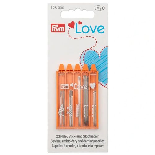 Sewing, embroidery and darning needles, Prym Love: 23 Pieces