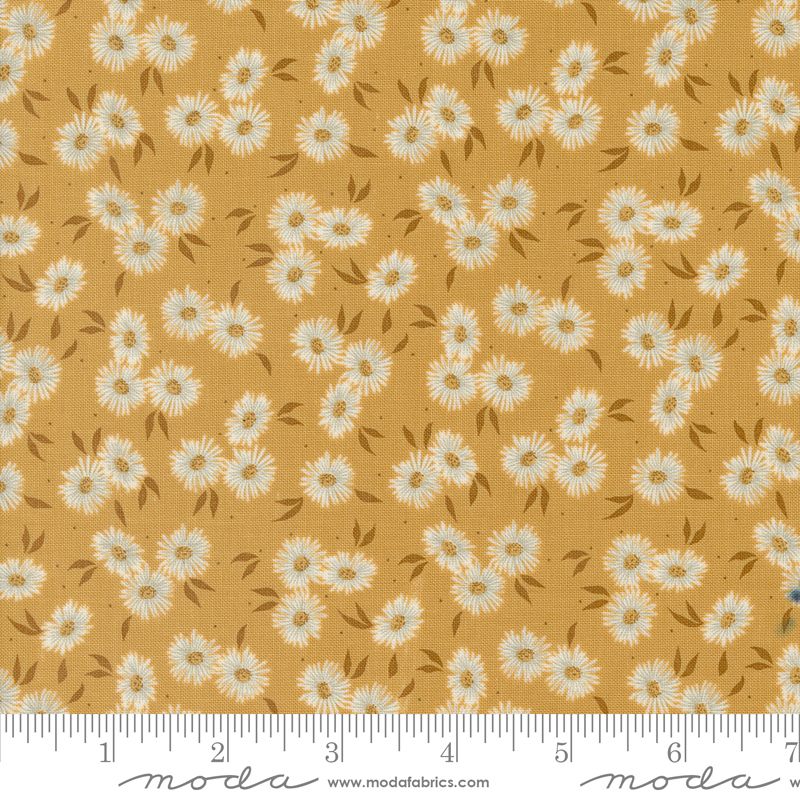 Seaglass Summer fabric: Beach Asters, Sunshine