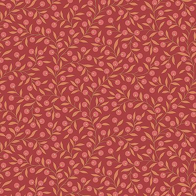 The Seamstress Fabric: Thimble Crimson (per 1/4 metre)