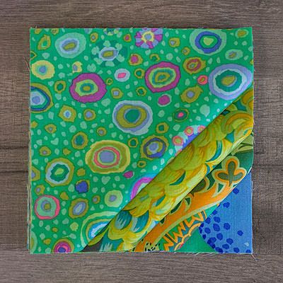 Kaffe Fassett Collective Fabrics Greens & Aquas 5" Charm