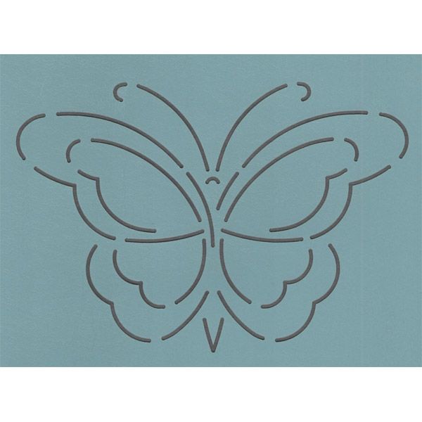 Quilt Stencil  2.5 Inch Butterfly