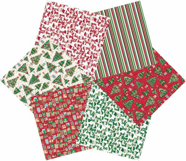 Christmas Wishes fabric: Fat Quarter Bundle