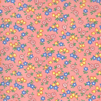 30's Playtime fabric: Posie Party Petal (per 1/4 metre)