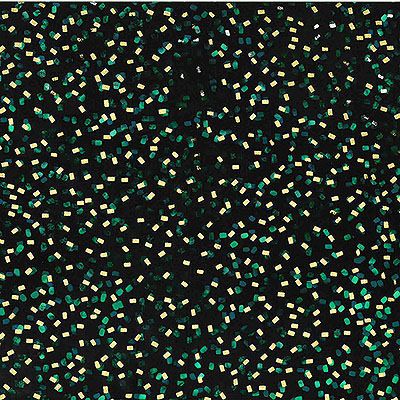 Hoffman Bali Handpaints Metallic Batik Fabric: Confetti Black Jade/Gold (per 1/4 metre)