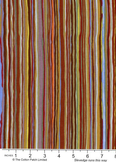 Kaffe Fassett Strata Fabric Brown (per 1/4 metre)