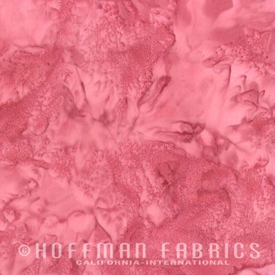 Hoffman Watercolour Batik Fabric: Dusty Pink (per 1/4 metre)