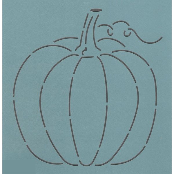 Quilt Stencil  5 Inch Pumpkin