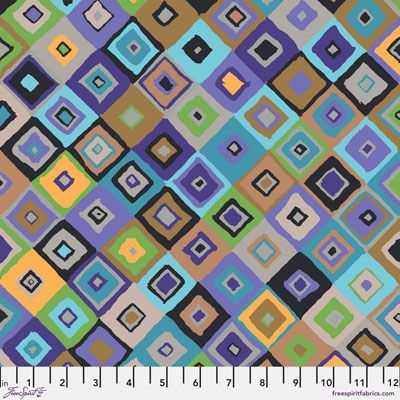 Kaffe Fassett Collective Fabric: Square Dance Neutral