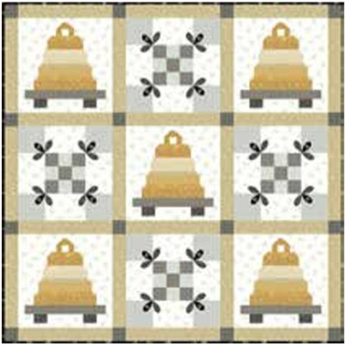 Petite Beehive Gold Quilt Kit