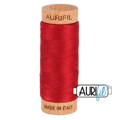 Aurifil 80 Cotton Thread 2260 Red Wine 274m