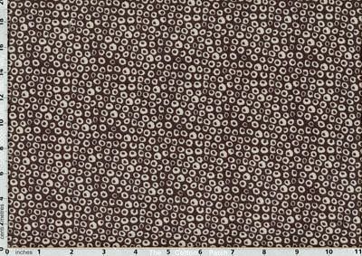 William Morris Merton Fabric: Florets Taupe (per 1/4 metre)