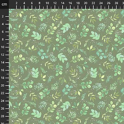 Briarwood fabric: Foliage Green (per 1/4 metre)