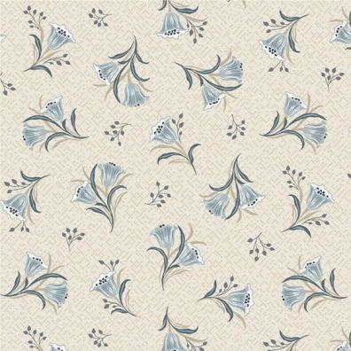 Nouveau fabric: Tipsy Tulips, Beige