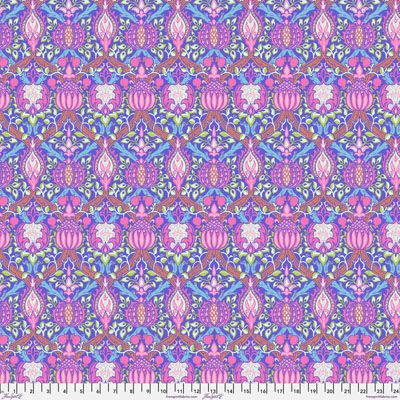 Kaffe Fassett x Morris & Co Fabric: Granada Purple