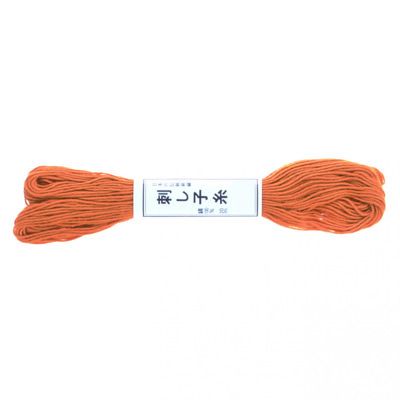 Carrot Orange Sashiko Thread 20m Skein