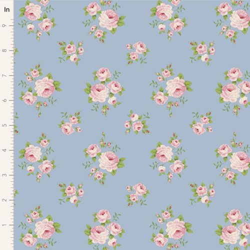 Tilda Sunday Brunch fabric: Mille, Sky