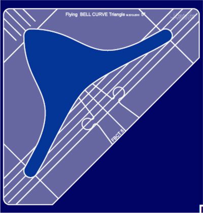 Westalee Ruler Flying Bell Curve Triangle 5'  Low Shank