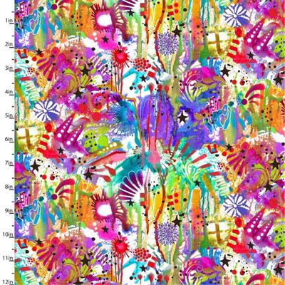 Stargazers fabric: Bold Splash