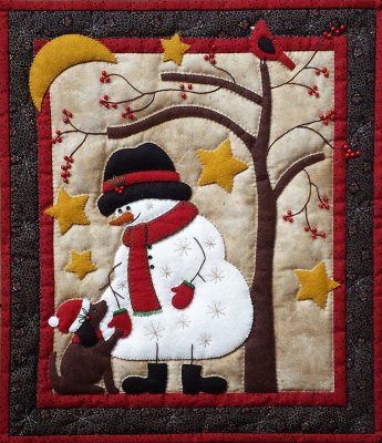 Frosty & Friend Quilt Kit Rachels of Greenfield