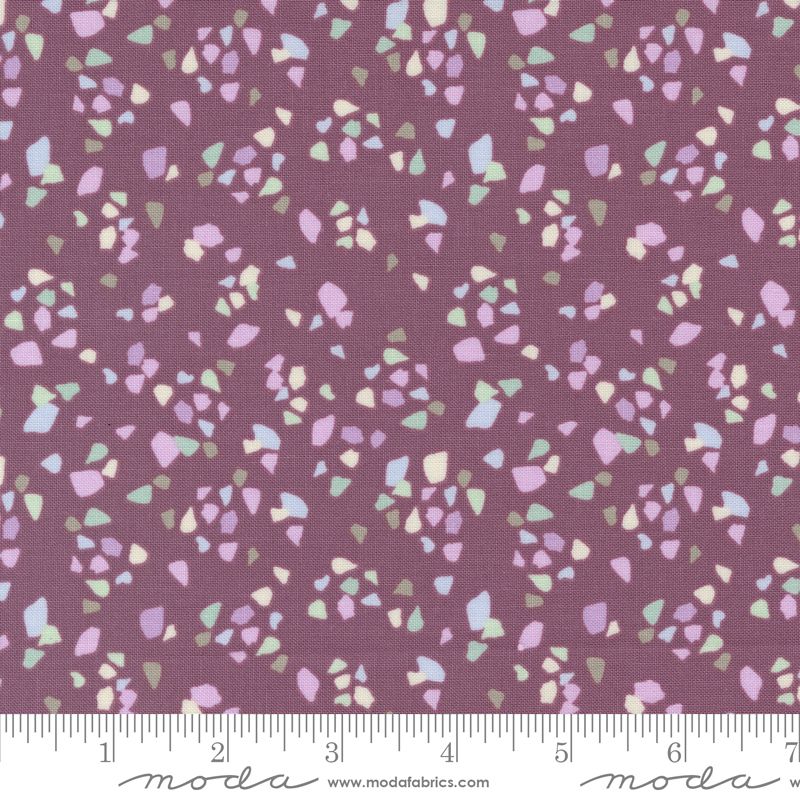 Seaglass Summer fabric: Shimmering Seaglass Blenders, Beach Plum