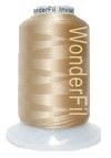 InvisaFil Thread: 100wt 2 ply Polyester 2500m Spool Tan