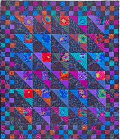 Kaffe Fassett Dark Garden Quilt Kit