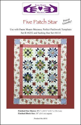 Marti Michell Quilt Pattern Five Patch Star