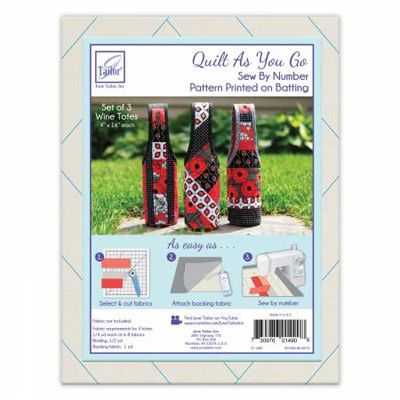 June Tailor Wine Totes Kit Quilt As You Go Wadding