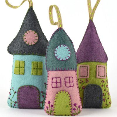 Felt Kit in a Box Lavender Houses