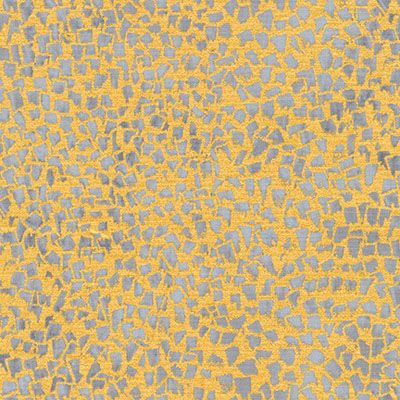 Gustav Klimt fabric: Grey Shapes Metallic