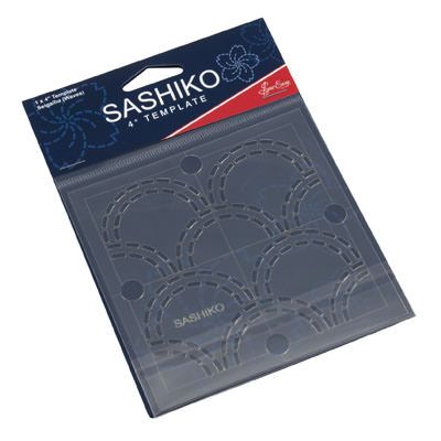 Sashiko Template: Seigaiha (Waves)